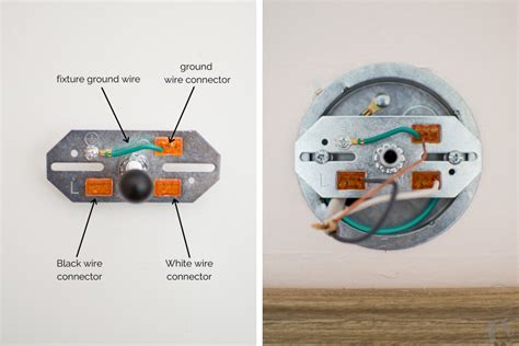 how to install a vanity light junction box|light fixture junction box installation.